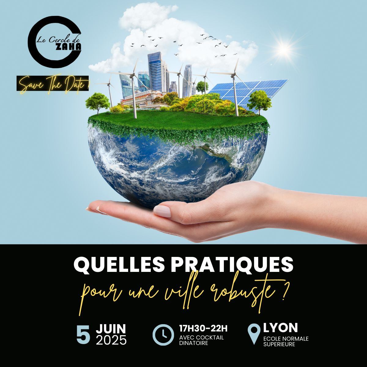 Affiche « Quelles pratiques pour une ville robuste ? »