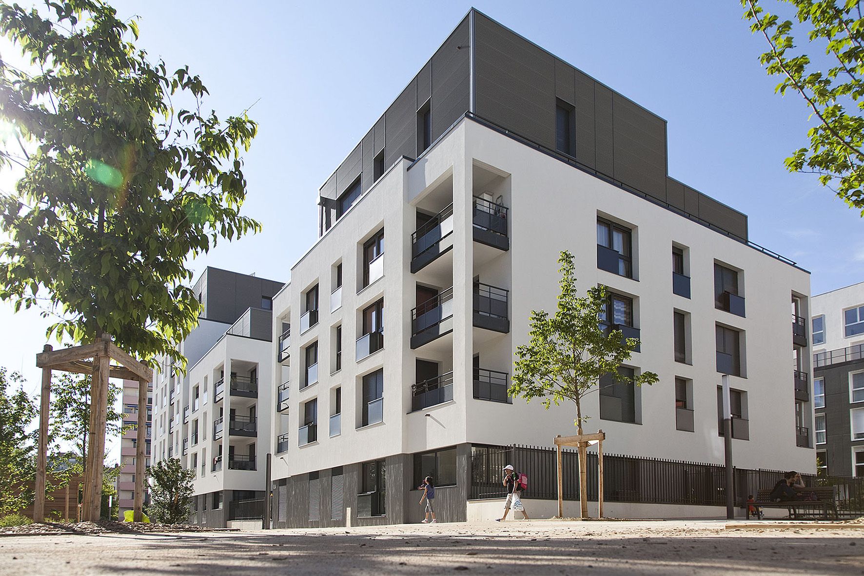 Immeuble de logements du Bon Lait, îlot A4E, à Lyon 7e