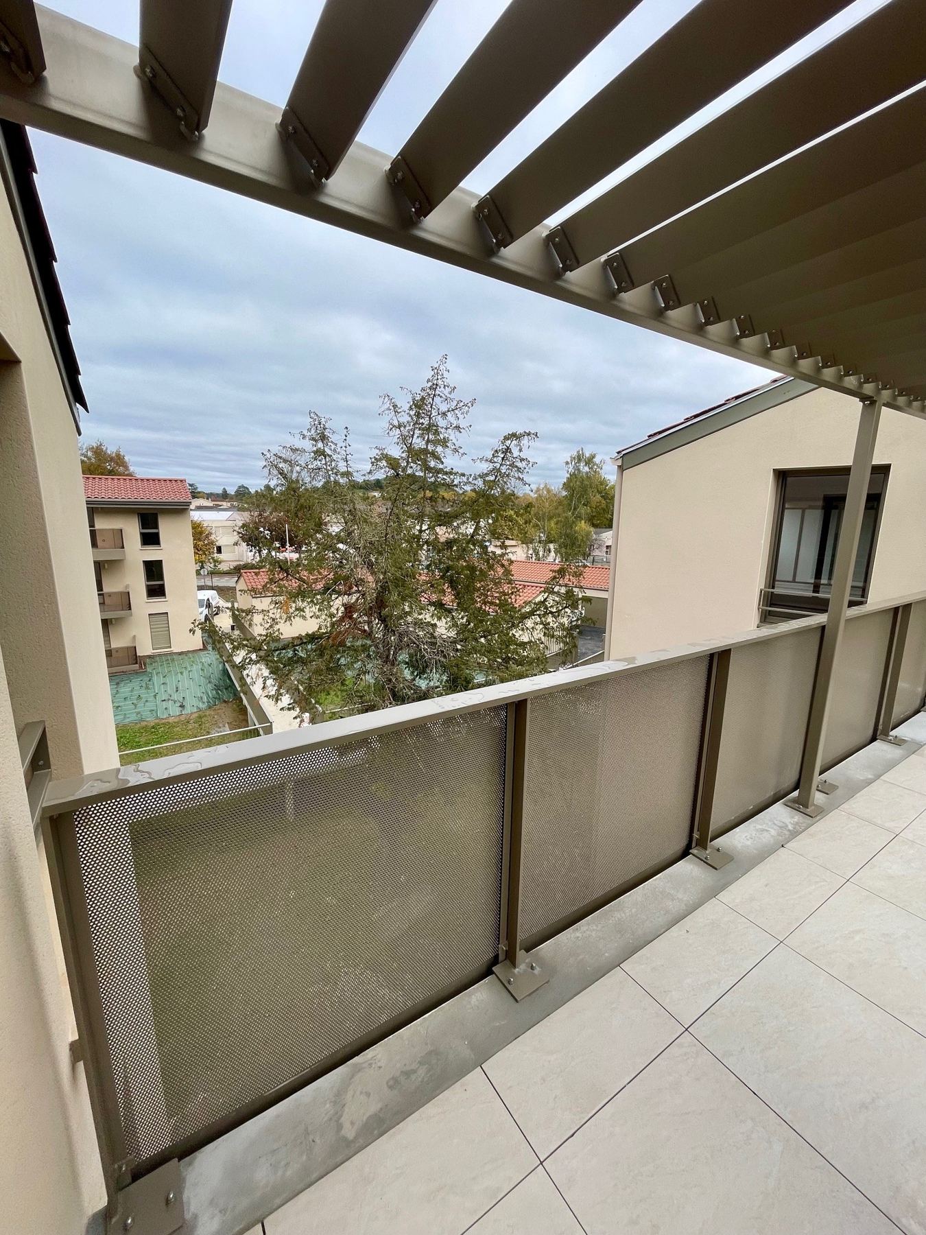Terrasse d'un logement du Clos du Moulin